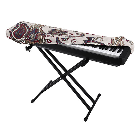 Vintage Paisley Pattern Print Piano Keyboard Cover