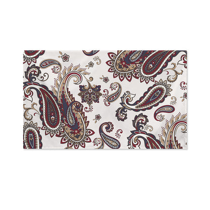 Vintage Paisley Pattern Print Polyester Flag