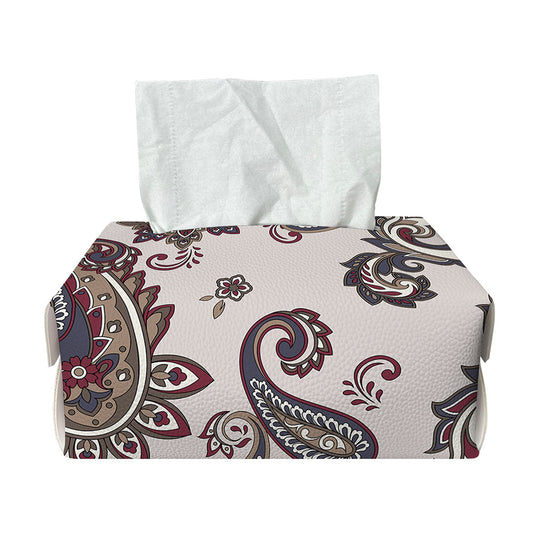 Vintage Paisley Pattern Print Rectangle Tissue Box Cover