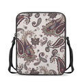 Vintage Paisley Pattern Print Rectangular Crossbody Bag