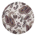 Vintage Paisley Pattern Print Round Blanket