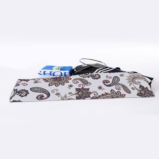 Vintage Paisley Pattern Print Sports Towel