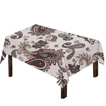 Vintage Paisley Pattern Print Tablecloth