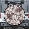 Vintage Paisley Pattern Print Tire Cover