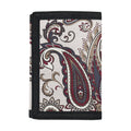 Vintage Paisley Pattern Print Trifold Wallet
