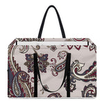 Vintage Paisley Pattern Print Utility Tote Bag
