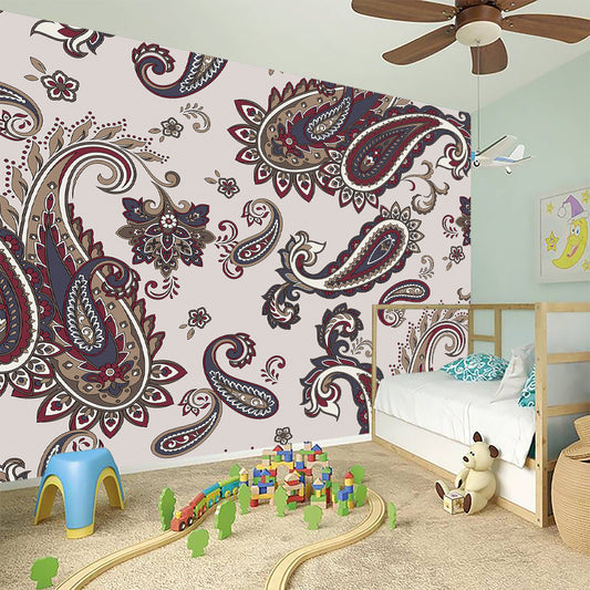 Vintage Paisley Pattern Print Wall Sticker
