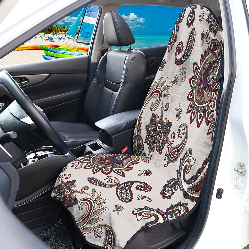 Vintage Paisley Pattern Print Waterproof Car Seat Cover