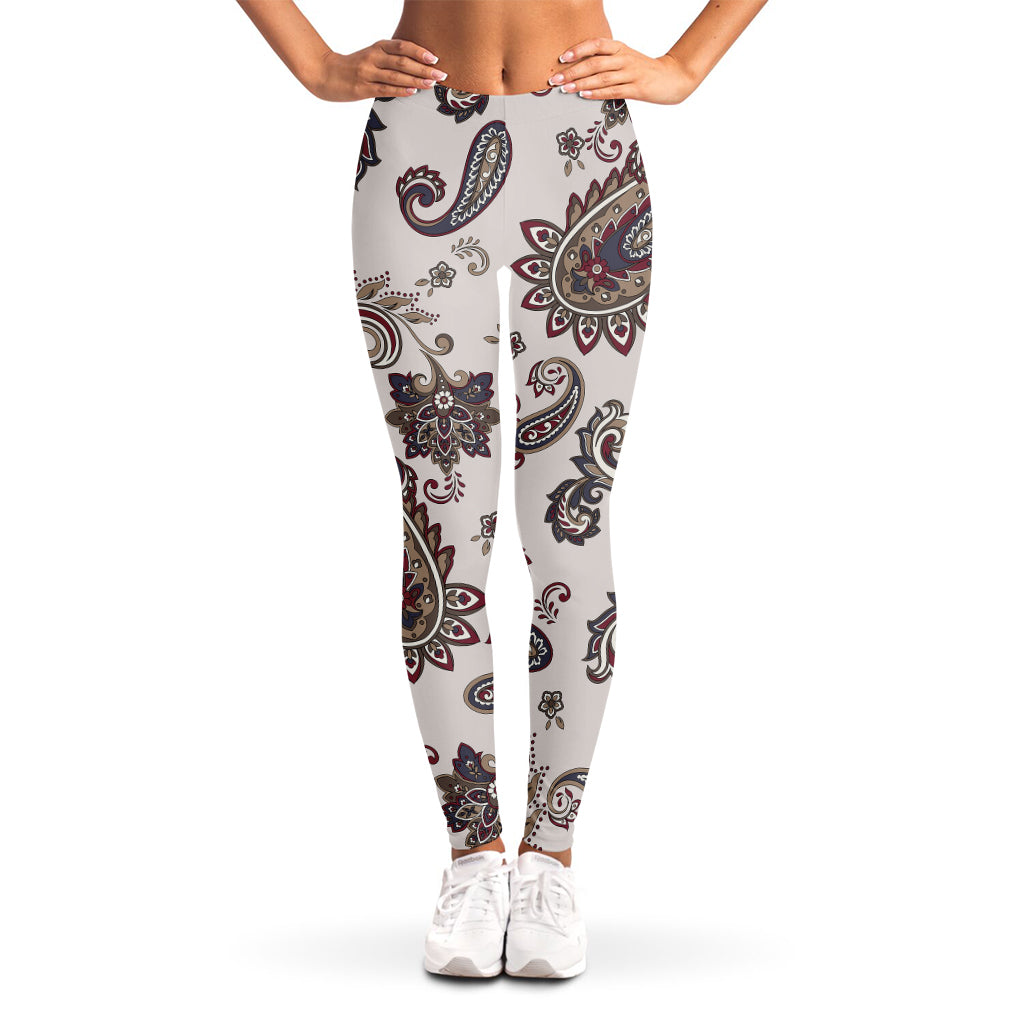 Vintage Paisley Pattern Print Women's Leggings