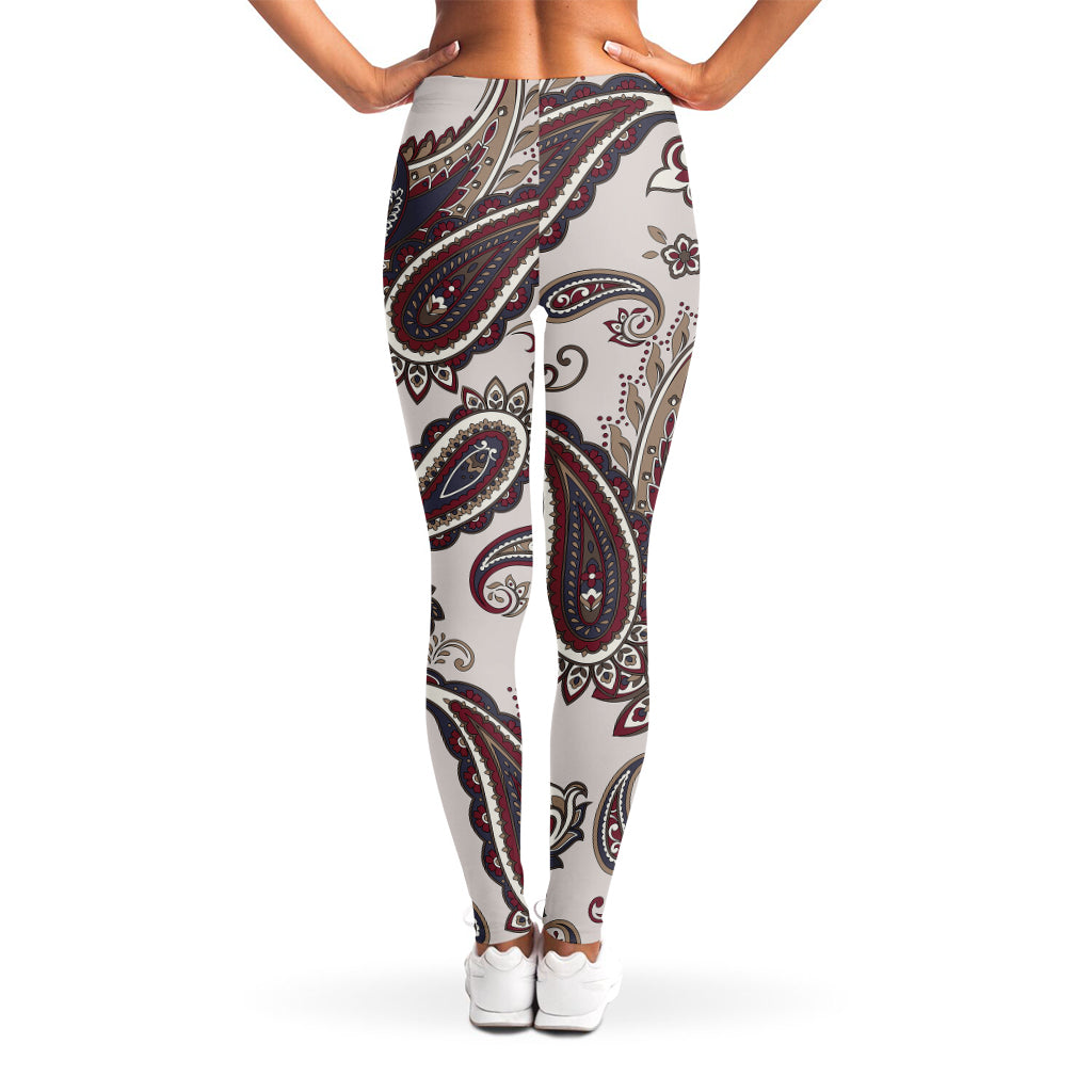 Vintage Paisley Pattern Print Women's Leggings