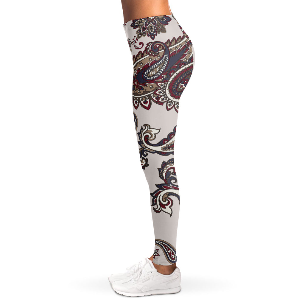 Vintage Paisley Pattern Print Women's Leggings