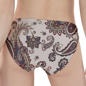 Vintage Paisley Pattern Print Women's Panties