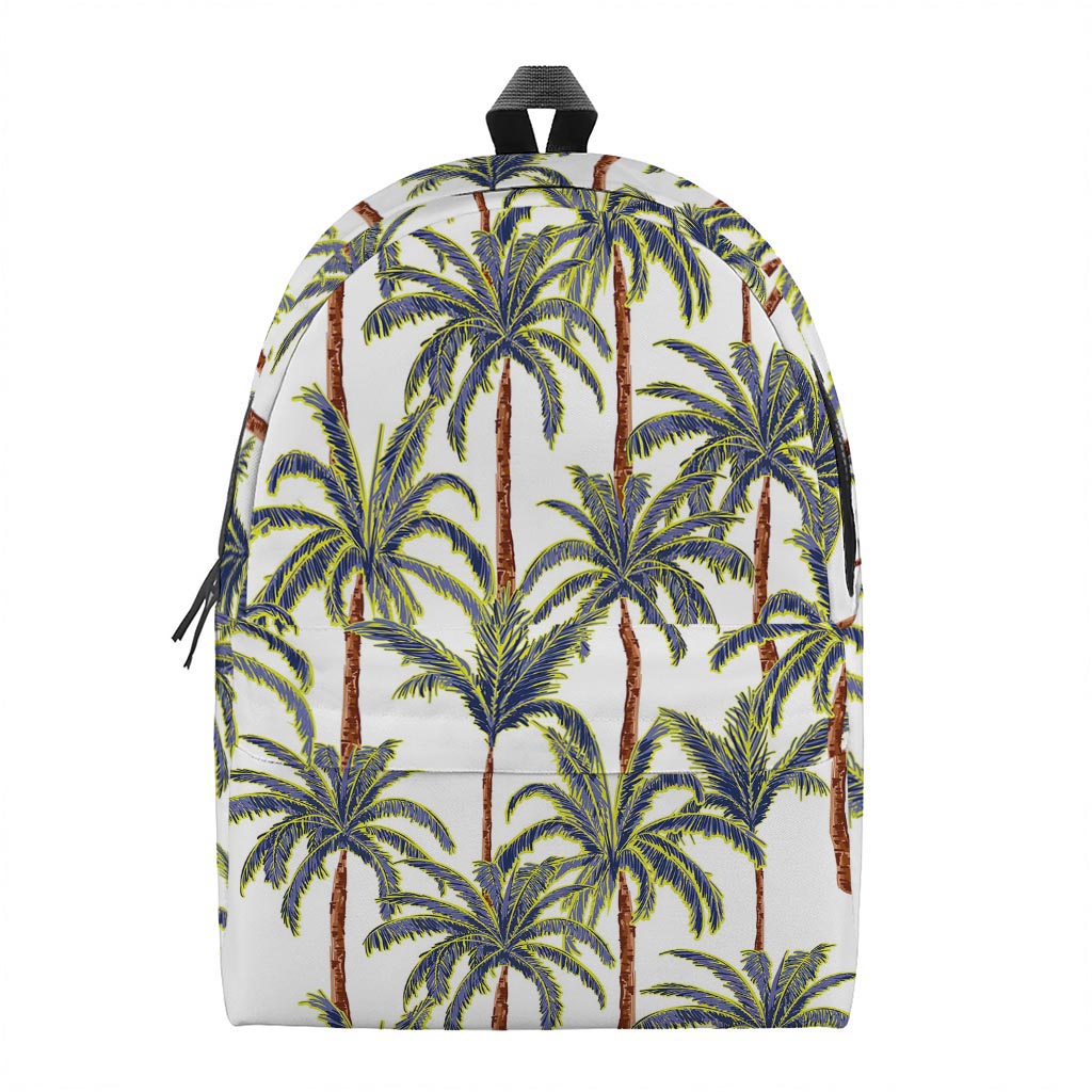 Vintage Palm Tree Beach Pattern Print Backpack