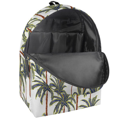 Vintage Palm Tree Beach Pattern Print Backpack