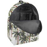 Vintage Palm Tree Beach Pattern Print Backpack