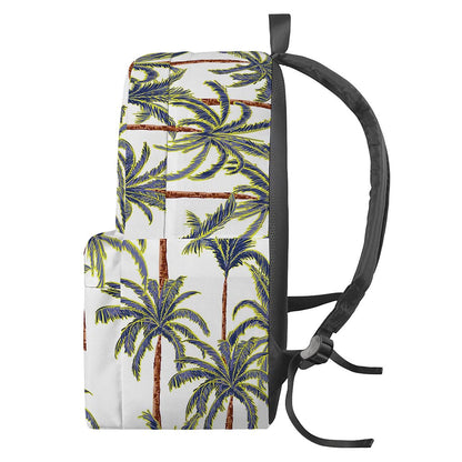 Vintage Palm Tree Beach Pattern Print Backpack