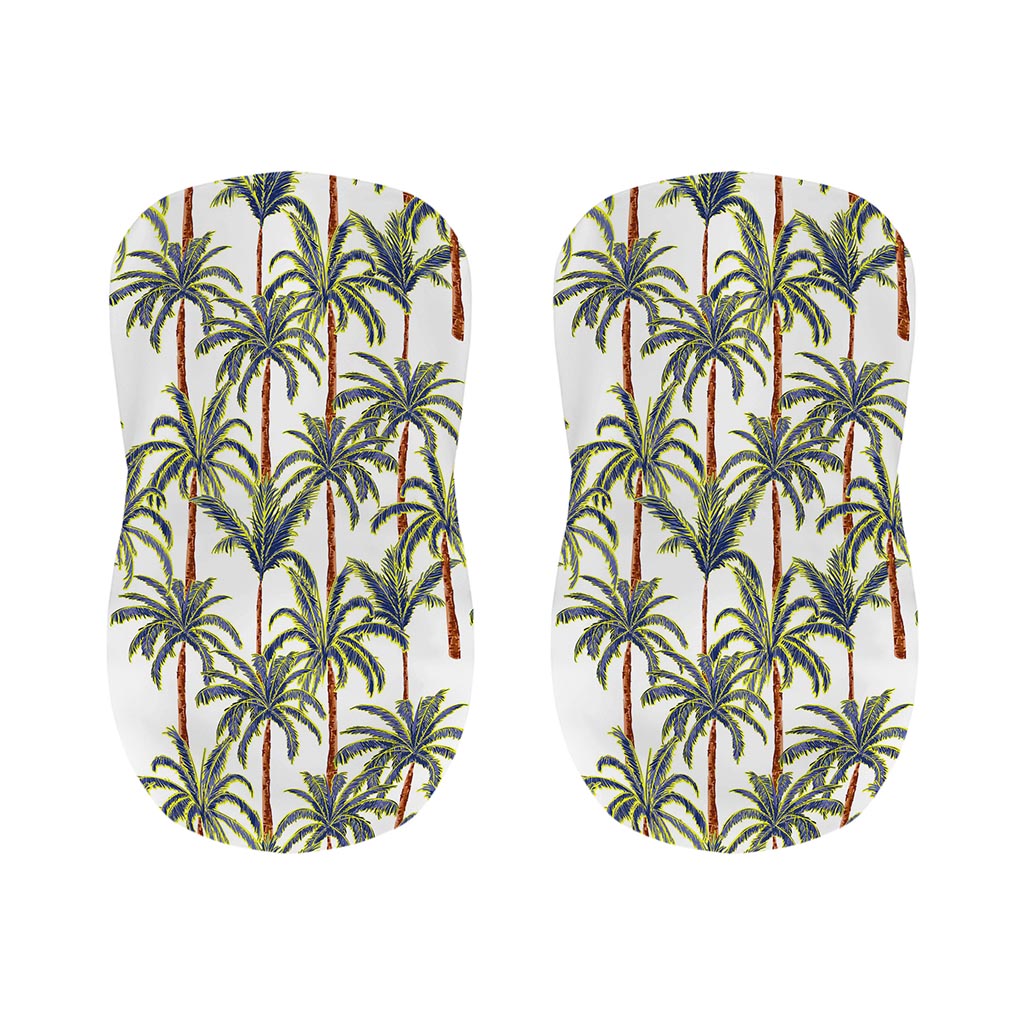 Vintage Palm Tree Beach Pattern Print Bar Stool Covers