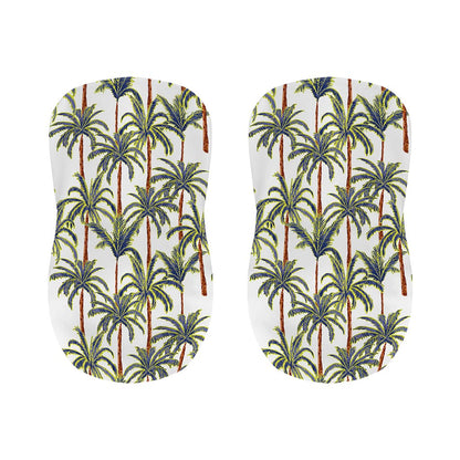 Vintage Palm Tree Beach Pattern Print Bar Stool Covers