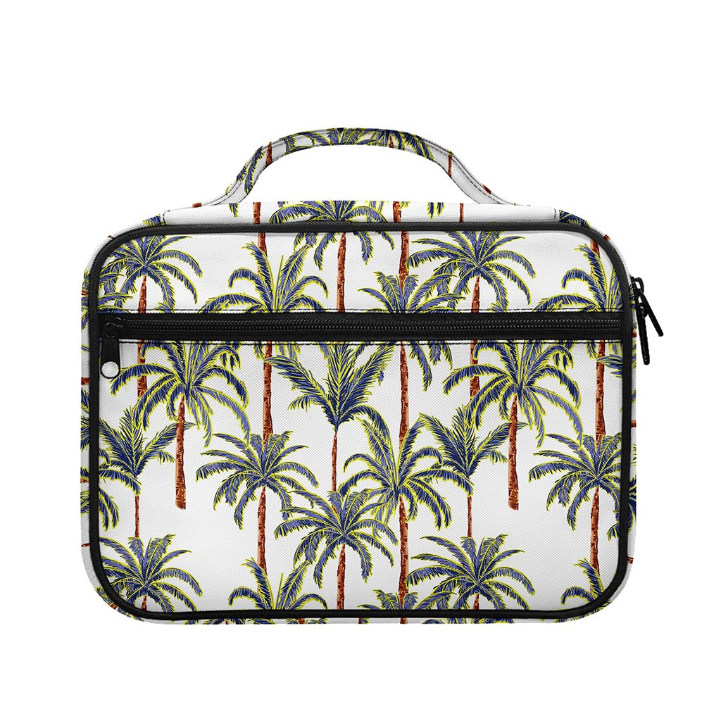 Vintage Palm Tree Beach Pattern Print Briefcase Bible Bag
