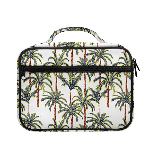 Vintage Palm Tree Beach Pattern Print Briefcase Bible Bag
