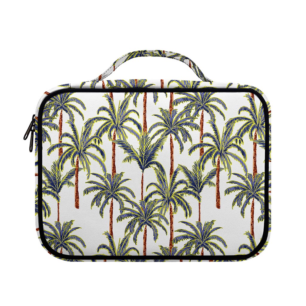 Vintage Palm Tree Beach Pattern Print Briefcase Bible Bag