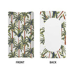 Vintage Palm Tree Beach Pattern Print Changing Pad Cover