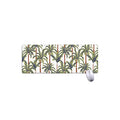 Vintage Palm Tree Beach Pattern Print Extended Mouse Pad