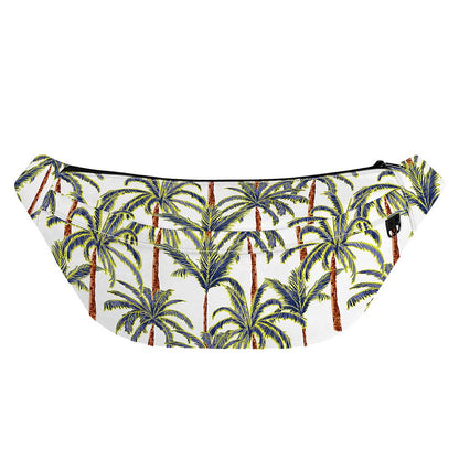 Vintage Palm Tree Beach Pattern Print Fanny Pack
