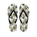 Vintage Palm Tree Beach Pattern Print Flip Flops