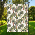 Vintage Palm Tree Beach Pattern Print Garden Flag