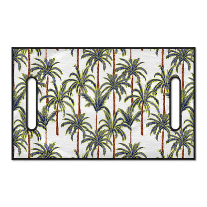 Vintage Palm Tree Beach Pattern Print Golf Cart Seat Cover