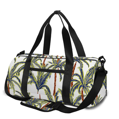 Vintage Palm Tree Beach Pattern Print Gym Bag