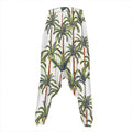 Vintage Palm Tree Beach Pattern Print Hammer Pants