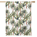 Vintage Palm Tree Beach Pattern Print House Flag