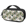 Vintage Palm Tree Beach Pattern Print Portable Cooler Travel Case