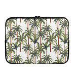 Vintage Palm Tree Beach Pattern Print Laptop Sleeve