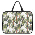 Vintage Palm Tree Beach Pattern Print Laptop Sleeve With Handle