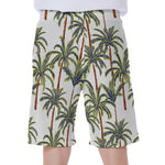 Vintage Palm Tree Beach Pattern Print Men's Beach Shorts