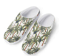 Vintage Palm Tree Beach Pattern Print Mesh Casual Shoes