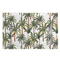 Vintage Palm Tree Beach Pattern Print Placemat