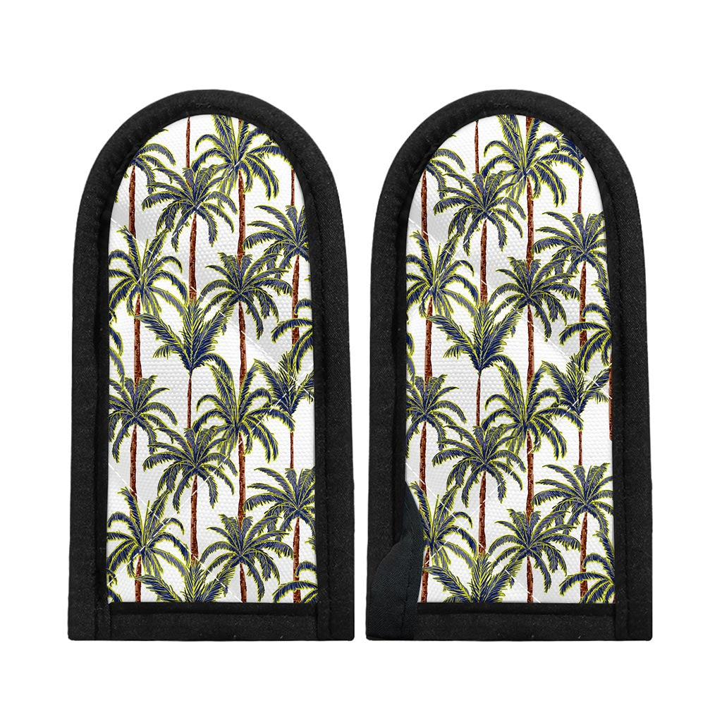 Vintage Palm Tree Beach Pattern Print Skillet Handle Cover