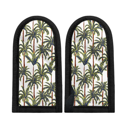 Vintage Palm Tree Beach Pattern Print Skillet Handle Cover