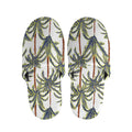 Vintage Palm Tree Beach Pattern Print Slippers