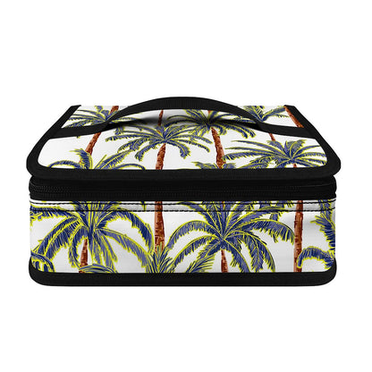 Vintage Palm Tree Beach Pattern Print Small Lunch Bag