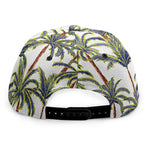 Vintage Palm Tree Beach Pattern Print Snapback Cap