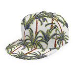 Vintage Palm Tree Beach Pattern Print Snapback Cap