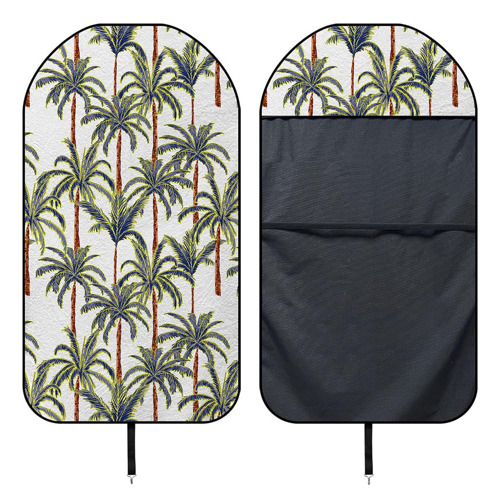 Vintage Palm Tree Beach Pattern Print Waterproof Car Seat Cover