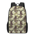Vintage Palm Tree Pattern Print 17 Inch Backpack