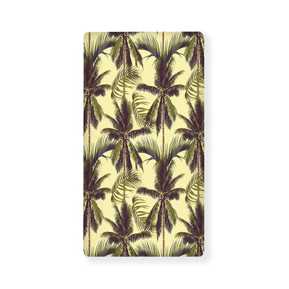 Vintage Palm Tree Pattern Print Baby Crib Sheet