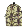 Vintage Palm Tree Pattern Print School Backpack